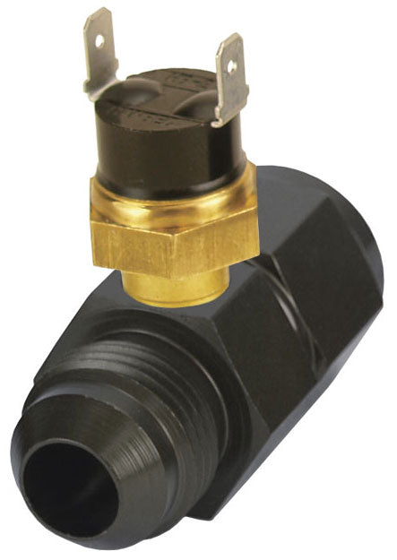 Derale Premium Series In-Line Fluid Thermostat -8AN x -8AN
Turn-On Temperature is 180°F