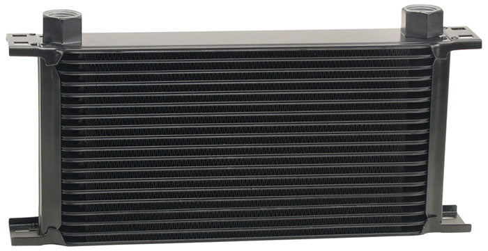 Derale Stacked Plate Cooler (No Fittings)  -10AN, 13" O-ring Female L x 6-7/16" H x 2" W, Number of Rows 19