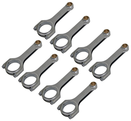 H-Beam Conrod Set, 6.125" Length, .927" Pin with ARP2000 Bolts
Suit GM LS Series