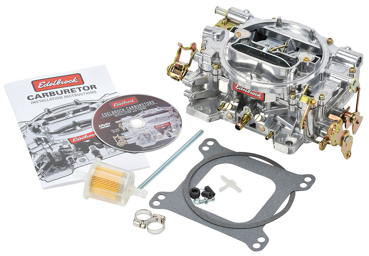 500 CFM Performer Series Carburettor
Manual choke, square flange, non-EGR, Mild perf, small CID