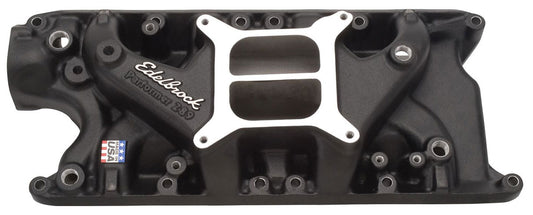 Performer Intake Manifold  Ford 289-302W, Idle-5500 rpm, Dual Plane, non-EGR, Black finish