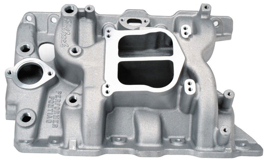 Performer Intake Manifold  Pontiac 326-455, Idle - 5500 rpm, Dual Plane, non-EGR