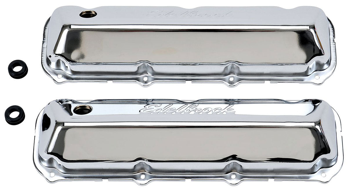 Signature Series Chrome Valve Covers
Ford 429-460, 3.6" overall height