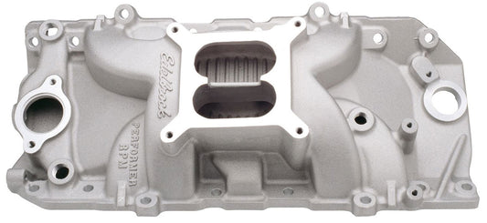 Performer RPM Intake Manifold
Big Block Chevy 396-502 oval port, 1500 to 6500 rpm