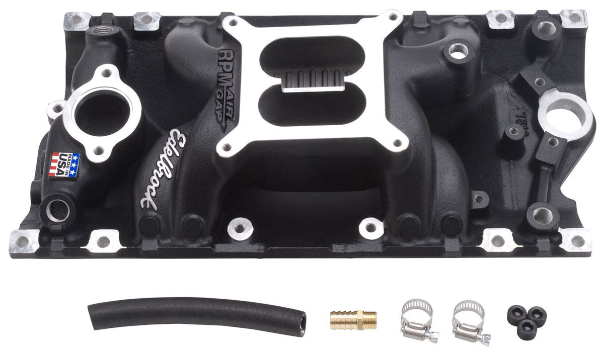 RPM Air-Gap Intake Manifold Black Finish
Small Block Chevy Vortec, 1500-6500 rpm