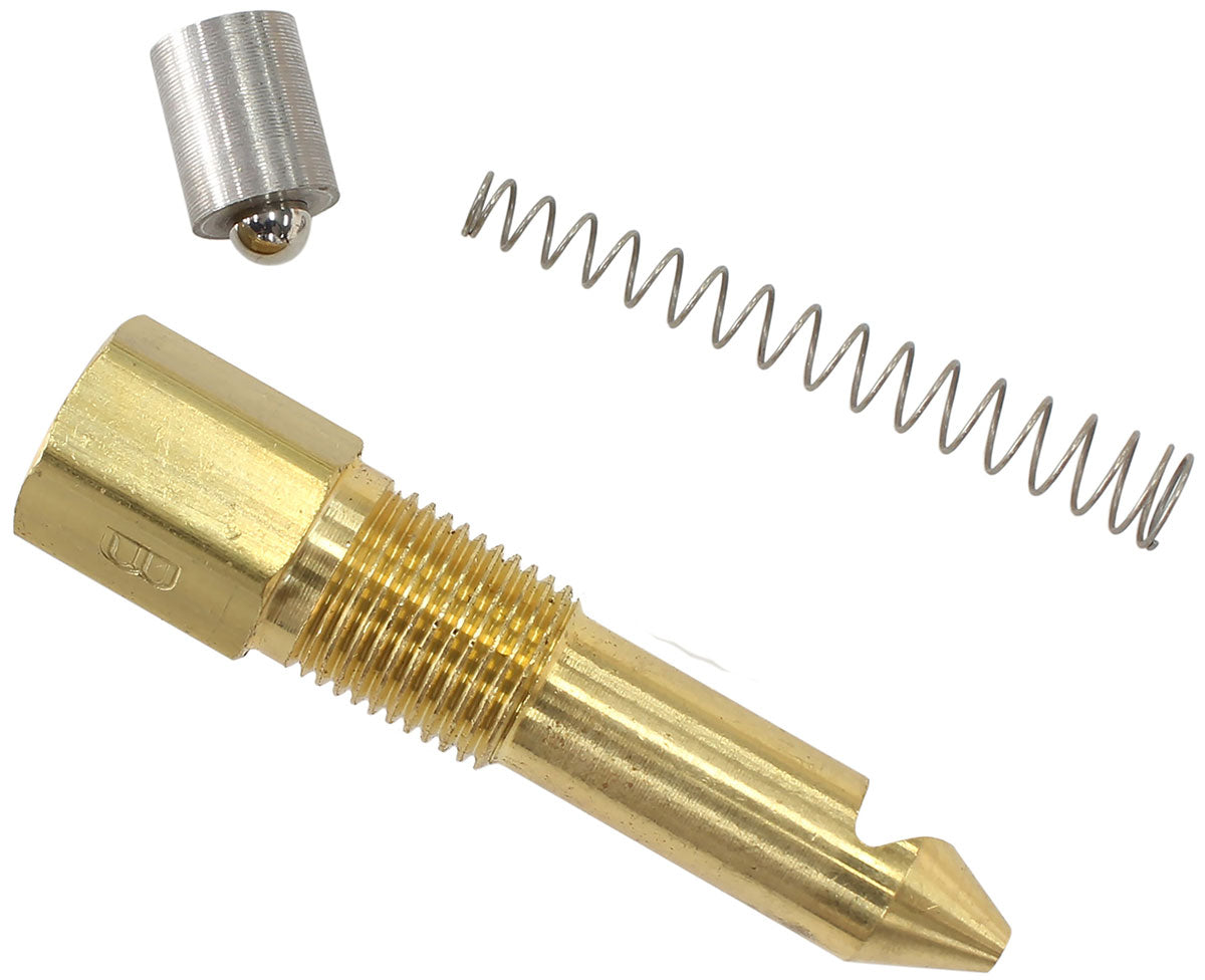 Ball Check Port Nozzle Short Body - 15 PSI
Includes Short Brass Port Body, Spring, Ball & Cup