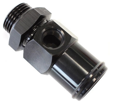 Pump Inlet Fitting
-12AN O-Ring to 1-1/4" Hose Barb With x2 -6AN Returns