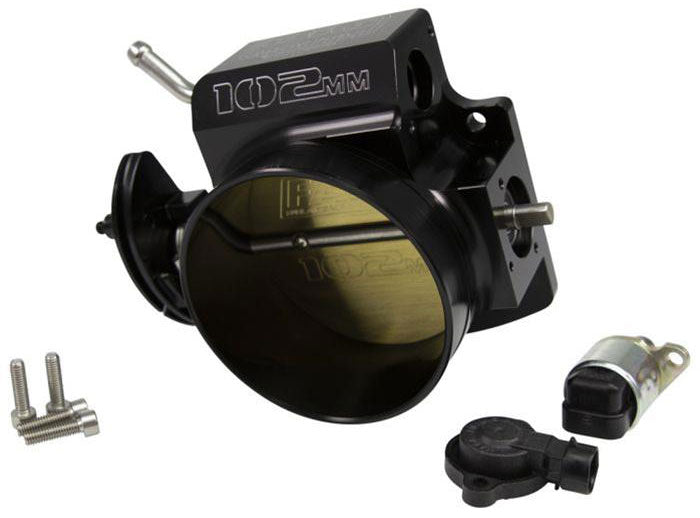 LSX 4-Bolt 102mm Throttle Body, Black
With TPS & IAC