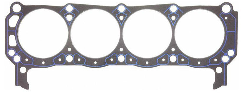 Steel Pre-Flattened O-Ring Head Gasket
Suit SB Ford 289-351W 1962-82, 4.100" Bore, .041" Compressed Thickness