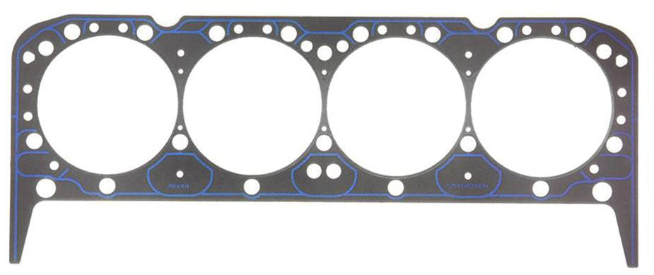 Steel Pre-Flattened O-Ring Head Gasket
Suit SB Chev 262-400, Stainless Steel Core Laminate,4.200" Bore, .039" Compressed Thickness