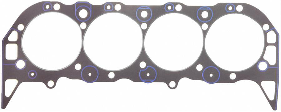 Steel Pre-Flattened O-Ring Head Gasket
Suit BB Chevy Mark IV Block,Extra Thick Steel Core Laminate, 4.540" Bore, .051" Compressed Thickness, Two Coolant Holes Per End