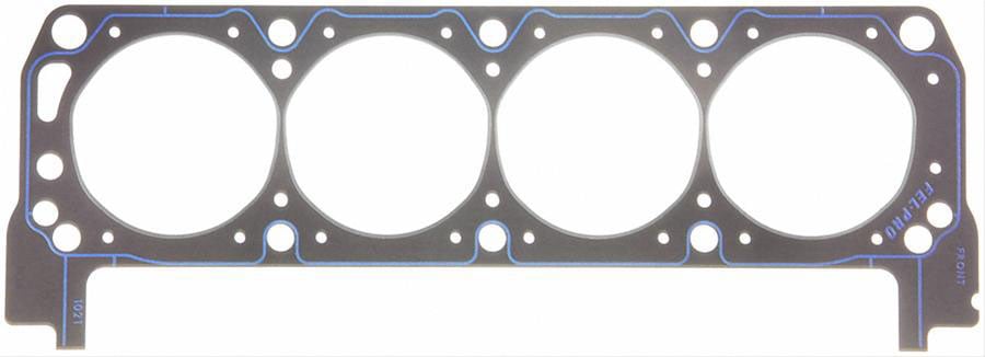 Steel Pre-Flattened O-Ring Head Gasket
Suit SB Ford 302 Boss, 302-351W SVO, 4.100" Bore, .041" Compressed Thickness