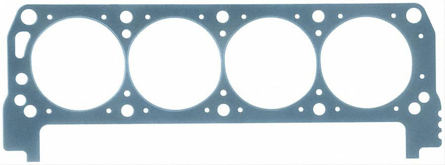 Steel Pre-Flattened O-Ring Head Gasket
Suit Ford 302 SVO-351W SVO, RH., Smaller Valve Pockets Than FE1023, 4.150" Gasket Bore, .041" Compressed Thickness