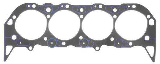 Steel Pre-Flattened O-Ring Head Gasket
Suit BB Chev, 4.370" Bore, .039" Compressed Thickness, One Coolant Hole Per End