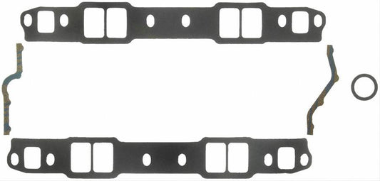 Composite Intake Manifold Gasket Set
Suit SB Chev, Trim To Fit 1.25" x 1.90" to 1.40" x 2.30" x .120", No Exhaust Crossover