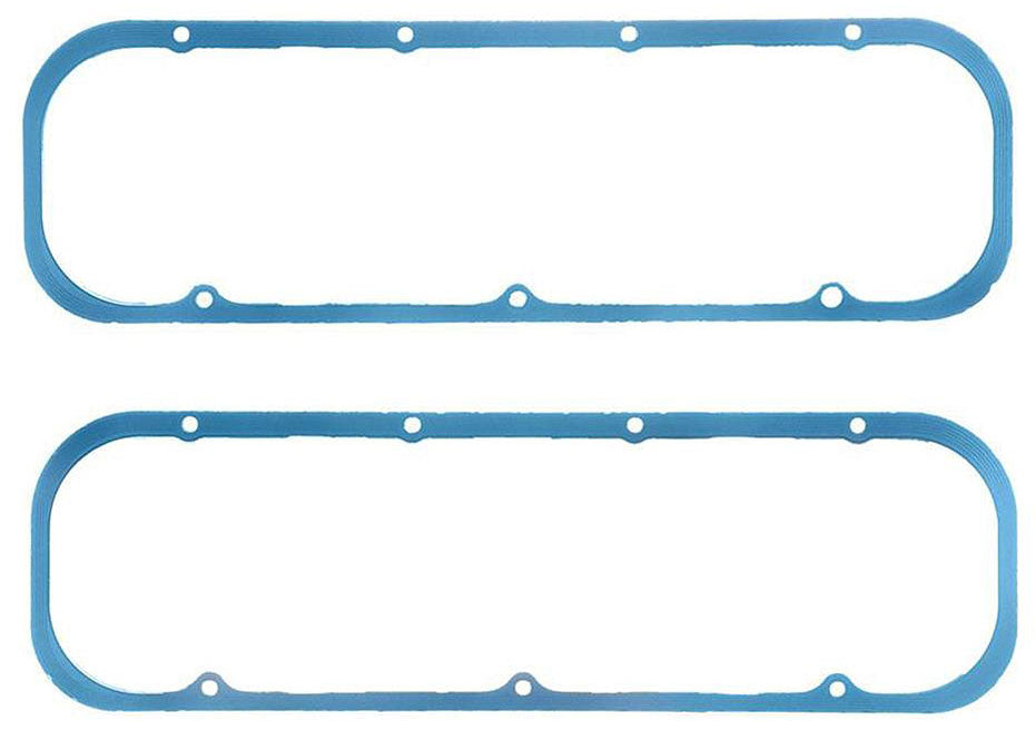 Silicone Moulded Rubber Valve Cover Gaskets
With Steel Core & Compression Limiters Suit BB Chev 9/64" Thick