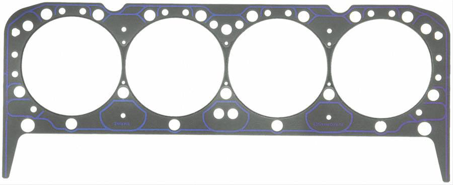 Marine Stainless Core Head Gasket
WithSteam Holes Suit SB Chev 400, 4.200" Bore, .039" Compressed Thickness