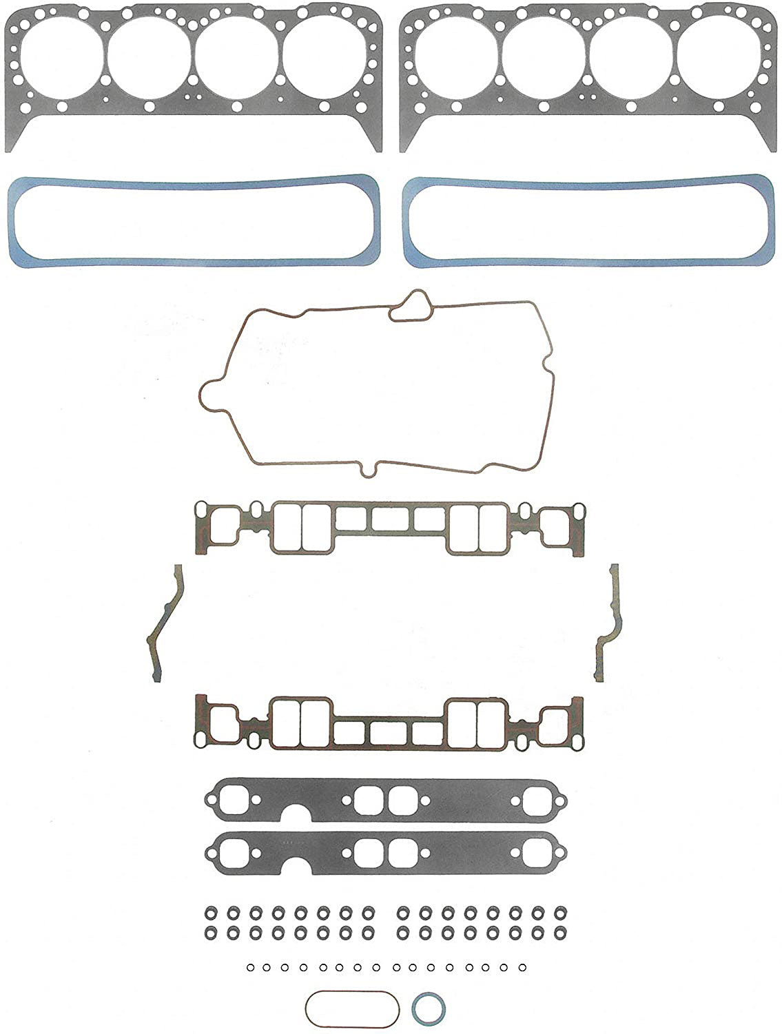 Marine Gasket Head Set
Suit SB Chev350 With Plastic Intake Gaskets, Cetner bolt Valve cover PermaDry Gaskets & Premium Valve Stem Seal