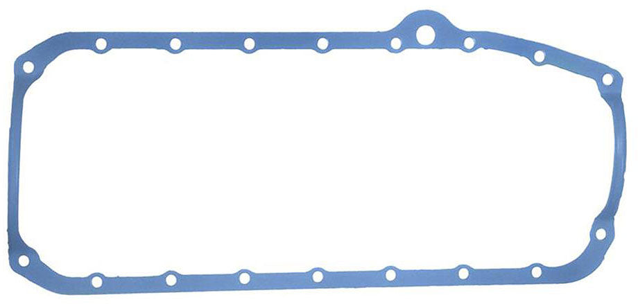 Silicone Moulded 1-Piece Oil Pan Gasket
With Steel Core & Compression Limiters Suit SB Chev LH Side Dipstick, Thick Front Seal 1975-79