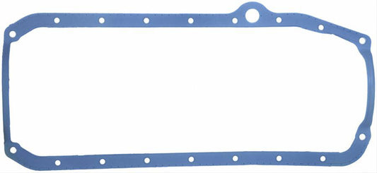 Silicone Moulded 1-Piece Oil Pan Gasket
With Steel Core & Compression Limiters Suit SB Chev L/H Dipstick, Thin Front Seal 1957-74