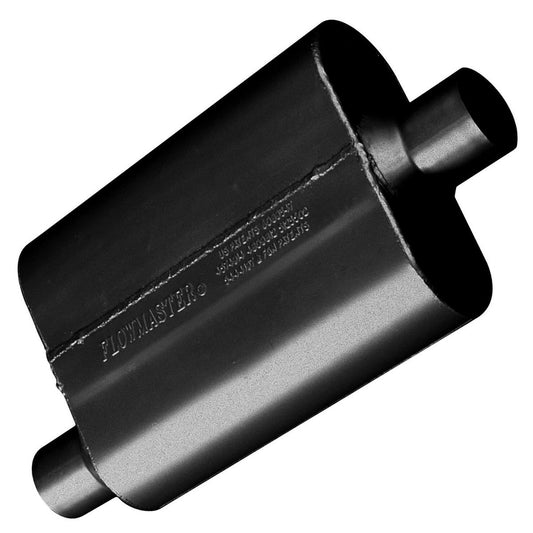 40 Series Original Muffler 2.25" Offset In, Center Out