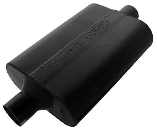 Super 44 Series Delta Flow Muffler
2.25" Center Inlet / Center Outlet