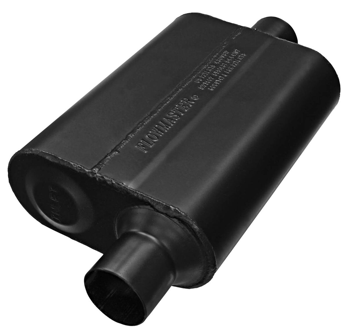 Super 44 Series Delta Flow Muffler
2.25" Offset Inlet / Center Outlet