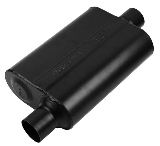 Super 44 Series Delta Flow Muffler
2.5" Offset Inlet / Center Outlet