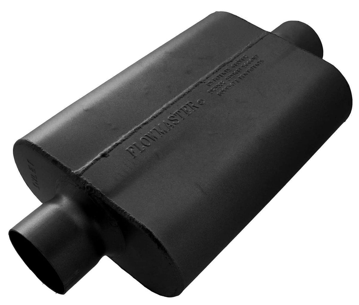 40 Series Delta Flow Muffler
3" Center Inlet / Center Outlet