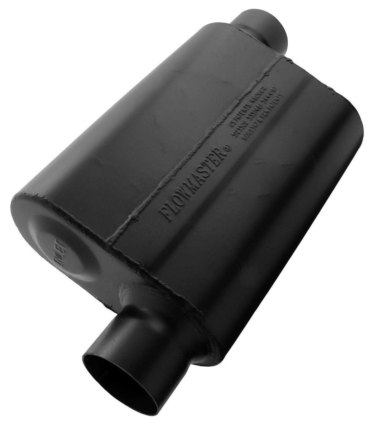 Super 44 Series Delta Flow Muffler
3" Offset Inlet / Offset Outlet