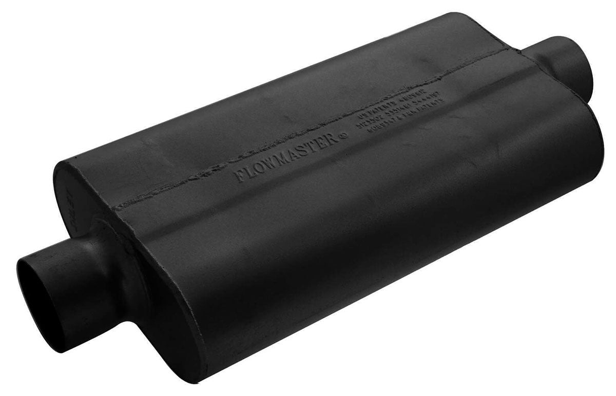 50 Series Delta Flow Muffler
3" Center Inlet / Center Outlet