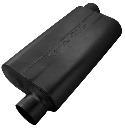 50 Series Delta Flow Muffler
3" Offset Inlet / Offset Outlet