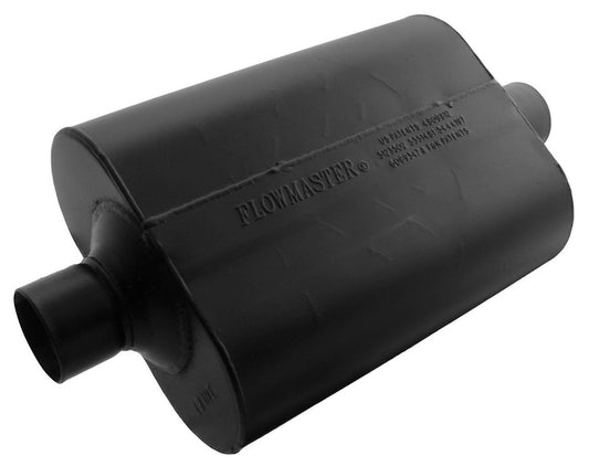 Super 40 Series Delta Flow Muffler
2.5" Center Inlet / Center Outlet