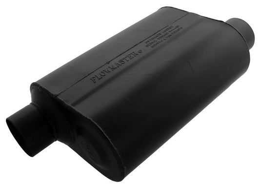 Super 40 Series Delta Flow Muffler
3" Offset Inlet / Offset Outlet