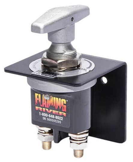 Heavy Duty Battery Disconnect Switch
Suit 12, 16 & 24 Volt Applications, Rated At 250 Amps