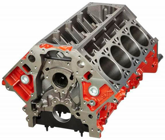 GM LSX Bowtie Cast Iron Engine Block, 6-Bolt Mains
3.880" Bore as Shipped, 4.250" Max Stroke