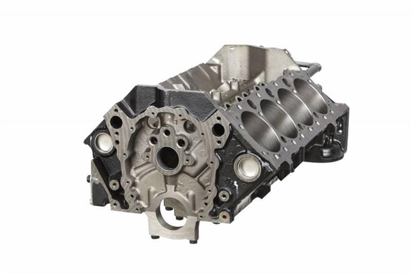 Cast Iron 350 Engine Block, 4-Bolt Mains, 383 Clearanced, 1-Piece Rear Main
Suit Small Block Chev