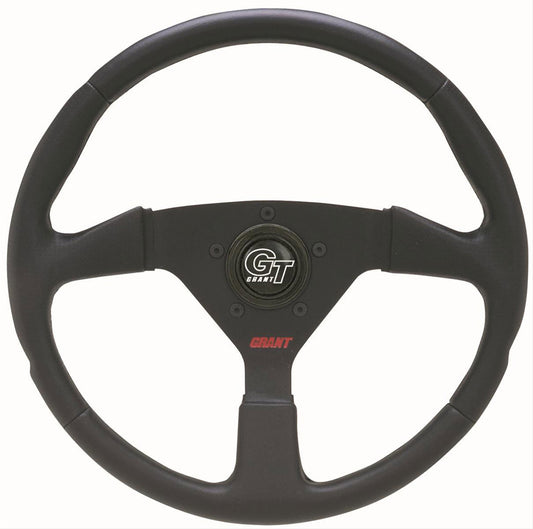 13.75" Formula 1 Steering Wheel
Black Perforated with Black Accent. 3-1/2" Dish