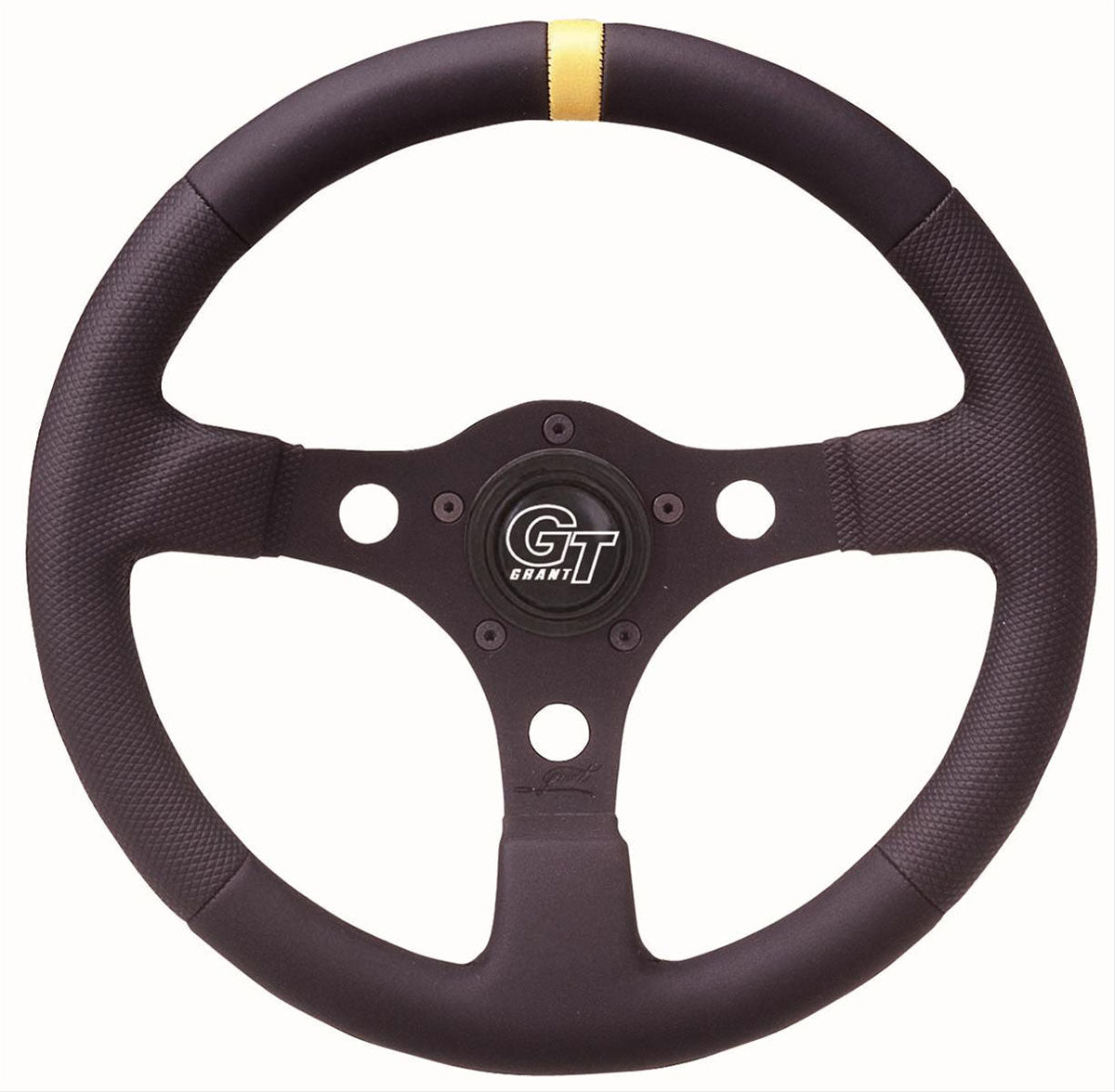 13" Pro Stock Steering Wheel
Black 3 Spoke, Black Perforated with Black Accent. 3" Dish