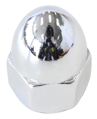 3/4"-10 Chrome Acorn Nut, Single