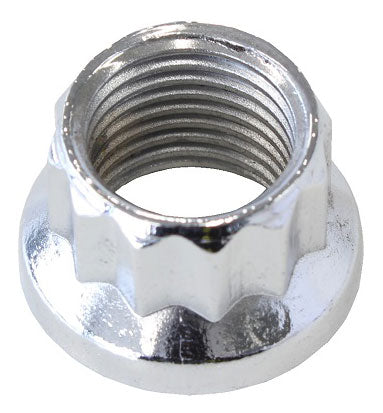 12-Point 7/16"-20Chrome Plated Nut, Single