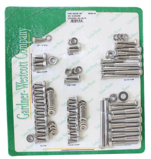 S/S Hex Engine Dress Up Kit
Suit Ford 302-351 Cleveland