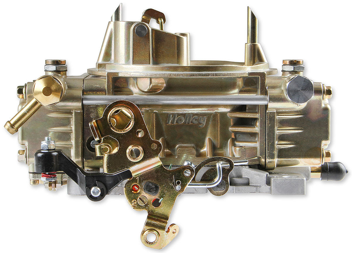 465cfm Classic Holley 4-Barrel Carburettor
Square Bore Pattern. Vacuum Secondary. Hot Air Choke