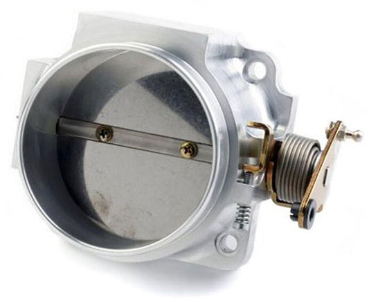 Hi Flow EFI Throttle Body
95 mm, w/o IAC Clear Coat, Ford Mustang style linkage