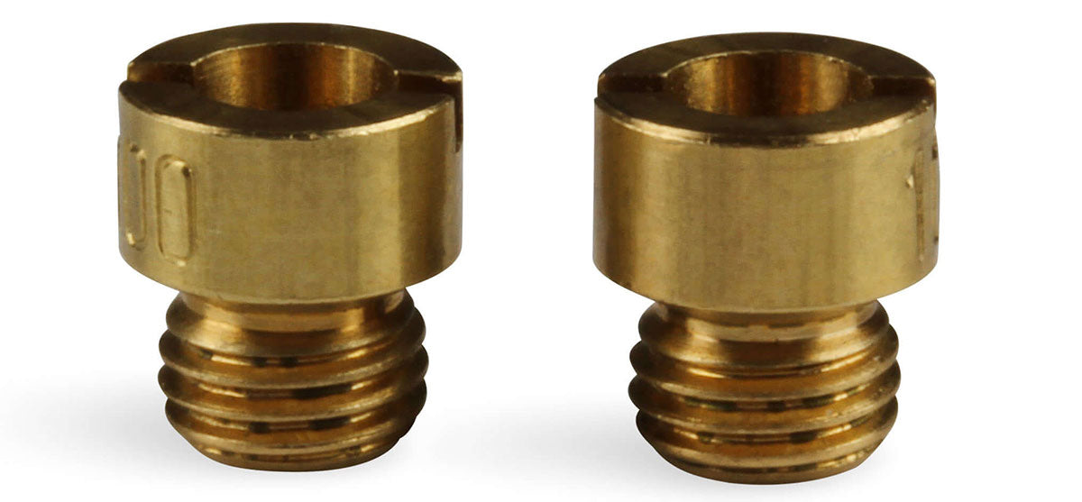 Standard Main Jet #107
1/4-32" Thread, .145" Hole Size (Pair)