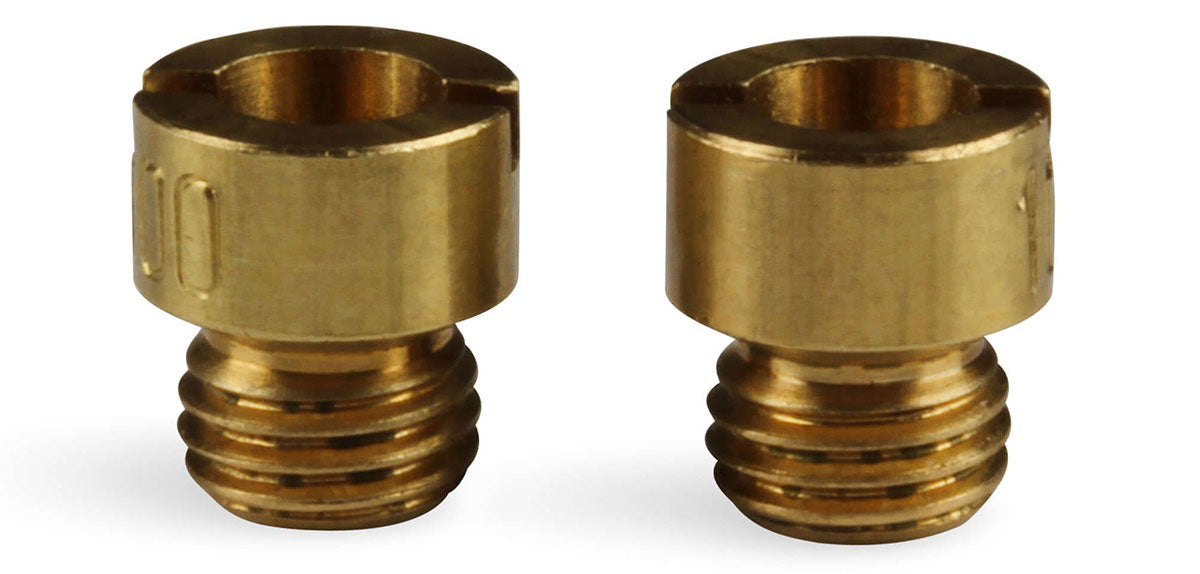 Standard Main Jet #110
1/4-32" Thread, .156" Hole Size (Pair)