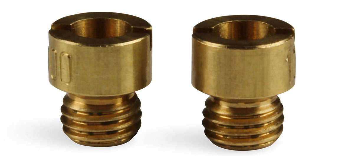 Standard Main Jet #98
1/4-32" Thread, .1240" Hole Size (Pair)