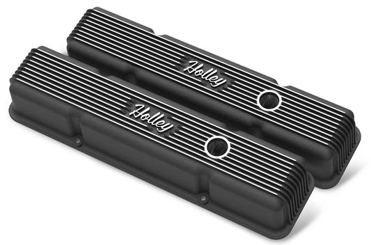 Vintage Series Fined Valve Covers
Black SuitSB Chev