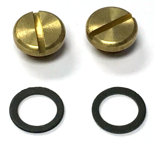 Quick change fuel Bowl Plugs
Kit Includes x2 Plugs & x2 Gaskets