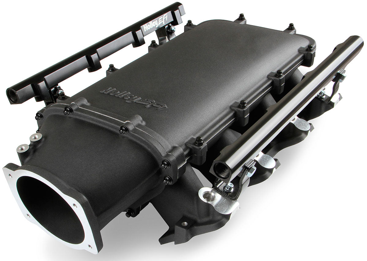 LS1/LS2/LS6 Ultra Lo-Ram EFI Intake Manifold, Black Finish
Suit Single GM 105mm Throttle Body